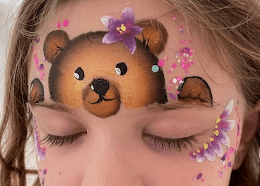Maquillage de roses